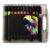 Luooi 24 Pack Dry Erase Chalk Markers 3mm Dual Tip for Blackboard Window and Tavern Decoration