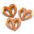 LUOZZY 3 Pcs Artificial Pretzel Bread Models Assorted Faux Baked Goods