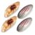 LUOZZY 4 Pcs Artificial Sushi Food Model Set for Restaurant Display Size L