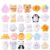 LUPFX-TX 30 Pack Mochi Squishy Toys, Mini Fidget Toys, Party Favors for Kids 4-8 8-12, Birthday Gifts Treasure Box Classroom Prizes Goodie Bag Stuffers Carnival Prizes in Bulk