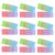 Lurrose 24pcs Rubber Erasers Bulk Smooth Erasing and Slanted Edge for Office and Writing Use, Small Erasers and Classroom Prizes