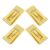 Lurrose 4pcs Stainless Steel Money Clip for Men, Minimalist Bill Holder