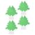 Lurrose 50pcs Green Christmas Tree Cardstock Paper Sheets for Handmade Greeting Cards with Pre-Cut Shapes and Educational Value, for Students DIY Holiday Crafts and Stylish Decorations