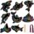 LUUFILx 80 Pcs Shark Scratch Cards Birthday Party Decorations Colorful Rainbow Scratch Paper Art with Wooden Stylus for Birthday Party Classroom DIY Activities (Shark)