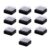 Luwecf 10x 10 Pieces Blank Ink Pad for Rubber Stamp Refill Sponge Ink Pad Craft Pigment Stamp Embossing Pad for DIY Card Making Suitable for Journals Notepad
