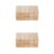 Luwecf 20pcs Cuboid Balsa Wood 12x12mm Wooden Stick for Hobby DIY Home Decors