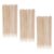 Luwecf 3X 10 Pieces Wooden Scratchers Scratch Paper Wood Tools Scratch Paper Accessories Bamboo Made Suitable for Classroom