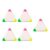 Luwecf 5X Highlighter Pen Set Pens Card Making Incline Tip Marker Pen