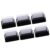 Luwecf 6X 10 Pieces Blank Ink Pad for Rubber Stamp Refill Sponge Ink Pad Craft Pigment Stamp Embossing Pad for DIY Card Making Suitable for Journals Notepad