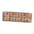 Luwecf Alphabet Rubber Stamp Set Letter Stamp Wooden Stamps Rubber Stamping Tool Decorative Stamp Craft Kit Wood Rubber Suitable for Journaling, A