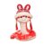 Luwecf Chinese New Year 2025 Snake Plush Toy Stuffed Animal Gift Birthday Holiday Lunar New Year Decor for Bedroom Living Room Dorm, Red 35cm