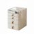 Luwecf Desktop Storage Cabinet Drawer Organizer Box Locker Unit With Lock And Combination For Secure Storage In PET HIPS Material Suitable for small, 4-Layer With Lock