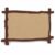 Luwecf Felt Wall Organizer Board, Home, or Jewelry Display, 12mm Thick, Pin Board for Office, for Workspace, Light Yellow Baseboard + Dark Camel Frame, 60cm H x 120cm W