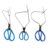 Luwecf Pottery Glazing Caliper Vise Stainless Steel Pottery Clamp Tool Porcelain Pliers Clay Glaze Holder with Non Slip Rubber Handles Suitable for