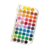 Luwecf Watercolor Paint Set Portable Solid Washable Paints Palette Brush Detachable Lid for Kids Adults Suitable for Classroom Beginners, 48 Colors