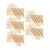 Luwecf Wooden Dowel Rods Round Sticks Unfinished Hardwood Doweling Rods Craft Sticks Smooth Surface Easy to Cut for DIY Models School Projects Home Decoratio