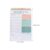 Luxshiny 3pcs Portable Monthly Planner Notebook for Teachers with Efficient Time Management and Page Protection, for Office and School Use, Daily Agenda Schedule Notepad