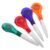 Luxshiny Ballpoint Pens Smooth Writing with Retractable Tape Measure 4pcs Multifunctional Plastic Pens Unique Creative Design for Office Work and DIY Projects for Students and Adults