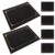 Luxshiny Certificate Holders Diploma Folders 6pcs Black 8.5×11 with Gold Foil Border, Sturdy Paper for Versatile Document Protection and Sturdy Preservation in Busy Award Settings