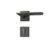 LVOBKUKQA Door Lock Indoor Bedroom Modern Household Magnetic Silent Handle Split Black Gray Wooden(F Magnetic 35-50mm)