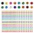 LXUEJIE 3520 Sheets Colored Dot Stickers, Colored Laser Shiny Coding Labels