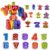Lydaz 10 Pcs Number Robots Toys for Kids, STEM Educational Learning Action Figure Toys, Number Blocks Bots, Action Figures Toy, Preschool Math Toy, Birthday Gifts for Boys Girls 3 4 5 6 Years Old