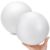 Lyellfe 2 Pack 8 Inch Styrofoam Balls, High-Density Foam Ball for Crafts, Large Round Polystyrene Balls for DIY Wedding Centerpieces, Ornaments, Cake Models, Floral Arrangements Painting