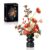 Lynbric Dahlia Flower Building Set with Vase,Botanical Bouquet Collection Building Block,Artificial Festive Holiday Flowers for Decoration,Women,Girl,Girlfriend(1416PCS)