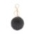 Lynnerson Pom Poms Keychain for Women Pom Pom Bag Charm, Faux Rabbit Fur Ball Car Key Ring for Women Purse Accessory