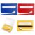 Lyreh 3pcs Magnetic Letter Openers, 3 Colors Envelope Opener Slitter Mail Cutter Tool with Scale and Magnifier with Transparent Storage Case for Women Package Home Office Supplies(Red, Yellow, Blue)
