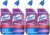 Lysol Toilet Bowl Cleaner Gel, For Cleaning and Disinfecting, Septic Safe Toilet Bowl Cleaner, Lavender & Cotton Blossom Scent, 24 oz, (Pack of 4)