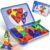 Lyzaoc Mini Magnetic Tiles,42PCS Magnetic Building Blocks with Metal Storage Box,STEM Toys for Kids Ages 3+,Sensory Toys for Kids with Autism
