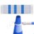 LZMZMQ Telescopic 3.9–6.5 Ft Traffic Cone Bar with Ring, Reflective Warning