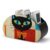 LZQPOEAS Mid Century Black Cat Remote Control Holder for Table Desk Storage