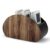 LZQPOEAS Wood Grain Remote Control Holder for Table Desk Storage
