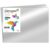 m-office Metallic Colour Card 50 x 65 cm, 230 g/m², Large Craft Card Sheets, Coloured Cardboard for Crafts, Creative Design and Art Projects, Shiny Reflective Effect · m-office (10 Sheets, Silver)