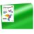 m-office Metallic Colour Card 50 x 65 cm, 230 g/m², Large Craft Card Sheets, Coloured Cardboard for Crafts, Creative Design and Art Projects, Shiny Reflective Effect (125 Sheets, Green)