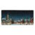 MA6GE8DE Warm Xmas Eve Street Illustration, Large Size Design Mouse Pad 35.4×15.7 inch, Waterproof Non-Slip，Creative Winter Theme Desk Decor for Office, Study, Bedroom, Play Room