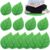 Maasechs 12 Pcs Green Leaf Carpet for Classroom Sitting 16 Inch Classroom Rug Back to School Floor for Preschool Non Slip Carpet Sitting Floor Seats for Preschool Daycares School Learning Playing Area