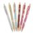 Mabor Retractable Ballpoint Pens, 6 Pack 1.0 mm Black-Ink Daisy Print Pens – Flower Themed Pen, Daisy Gifts for Women, Gift for Workers Office Writing Drawing