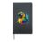 Macaw Parrot Parrot Hardcover Journal, Black