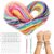 Machify 440 Pcs DIY Scoubidou String Craft Kit, 400 Vibrant Plastic Lacing Cords, 20 Snap Clips and 20 Key Rings, Creative Making Supplies for Bracelets, Jewelry, and Handmade Projects for Adults