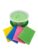 Ma+Facil Lavaplatos Dish Soap Paste, Lemon Scent, Grease-Cutting Formula, Cream Form with Sponge (4 Scouring Pad)