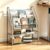 Magazine Rack Metal for Storage 11.8″D x 24.4″W x 38.2″H, Sofa Height