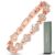 MagEnergy Copper Bracelet for Women, 3800 Gauss Magnetic Copper Bracelet, Four-Leaf Clover Design, 99.99% Copper, Jewelry Gift & Sizing Tool