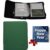 Magiarcana Greeting Card Organizer & Storage,Christmas Card Book,120 Sleeves D-Ring Zippered Binder,for Horizontal 5×7 4×6 3×5 Cards,Birthday,Wedding,Invitations,Photo,Painting works,paper (Turquoise)