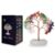 MAGIC AND MIRACLES Seven Chakra Crystal Trees, Bonsai Money Tree, Healing Stones, Crystal Tree of Life, Desk Decor, Home Decor, Unique Birthday Gifts for Women Mom