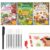 Magic Grooved Writing Practice Books 3-Pack, Reusable Preschool Workbook
