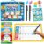 Magic Grooved Writing Practice for Kids – Dry Erasable Pens Writing Books 3-5 4-6 5-7 Kindergarten Workbooks Handwriting Practice for Kids 5-7 – Preschool Workbook, Magic Book