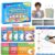 Magic Grooved Writing Practice for Kids Ages 3-8, Handwriting Practice for Kids 8 Books, Preschool Tracing Books, Reusable Grooved Writing Books with Disappearing Ink, Gifts for 3 Year Old Boy